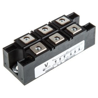 Vishay Bridge Rectifier Module, 1200 V 1.18 kA Peak Forward Surge Current, 160 A Forward Current, 6-Pin VS-130MT120KPBF