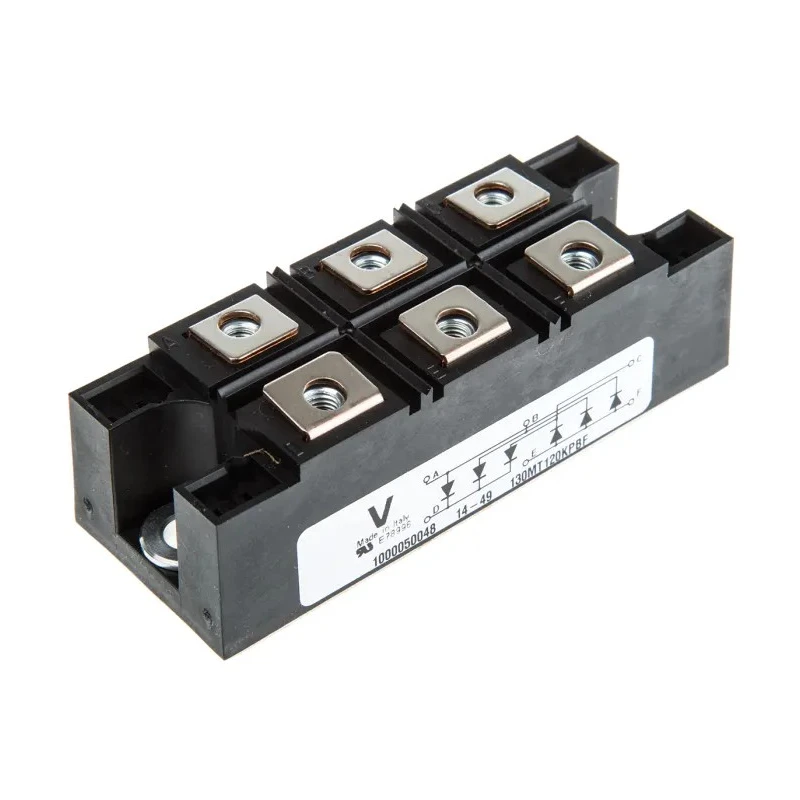 Vishay Bridge Rectifier Module, 1200 V 1.18 kA Peak Forward Surge Current, 160 A Forward Current, 6-Pin VS-130MT120KPBF