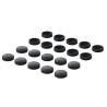 Bopla ABS Screw Cover for Use with Streamline Enclosures 3 mm x 7.5 mm x 7.5 mm 82800011 BS SA