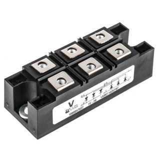 Vishay VS-130MT160KPBF Bridge Rectifier Module 1600 V 1.18 kA 6-Pin Panel Mount INT-A-PAK