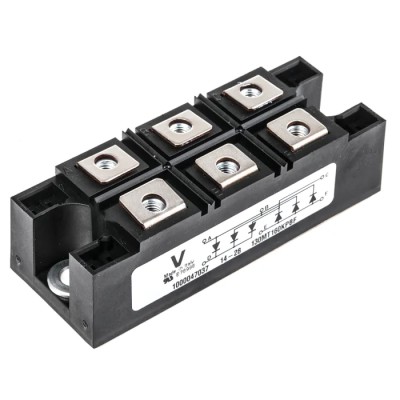 Vishay VS-130MT160KPBF Bridge Rectifier Module 1600 V 1.18 kA 6-Pin Panel Mount INT-A-PAK