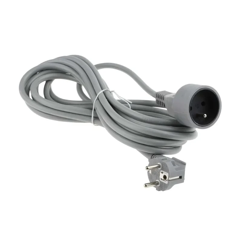 RS PRO 5 m 1 Socket Type E Extension Lead 250V 16A Polyvinyl Chloride Jacket 296-387