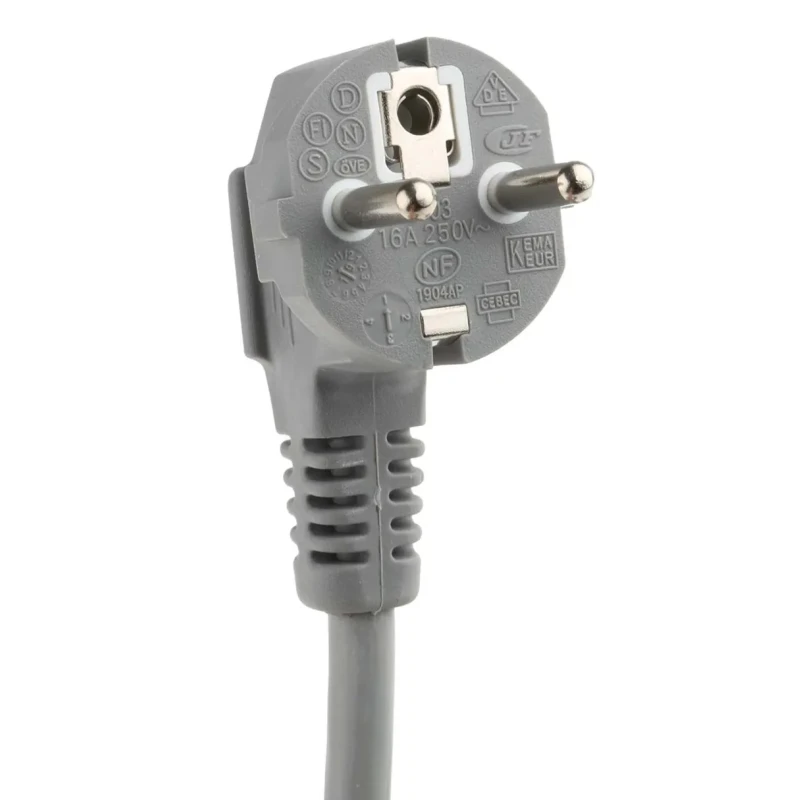 RS PRO 5 m 1 Socket Type E Extension Lead 250V 16A Polyvinyl Chloride Jacket 296-387