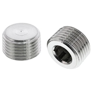 Legris Pneumatic Stainless Steel Pipe Fitting Straight Hexagon Plug Male Threaded 1/2 in 0285 21 00