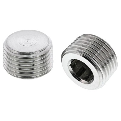 Legris Pneumatic Stainless Steel Pipe Fitting Straight Hexagon Plug Male Threaded 1/2 in 0285 21 00