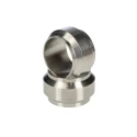 Legris Stainless Steel 316L Pipe Fitting, Straight Circle Fitting 1824 10 00