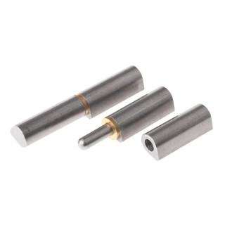 Pinet Steel Flat Top Weld-on Hinge with Fixed Pin 80 mm x 16 mm 14-7-3570