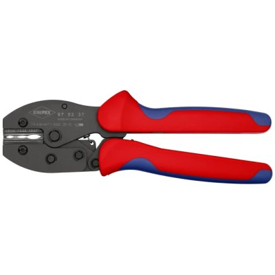 Knipex PreciForce Crimp Tool for Heatshrink Terminals, 4 mm Cutting Capacity, Comfort Grip Handle, 220mm Length 97 52 37