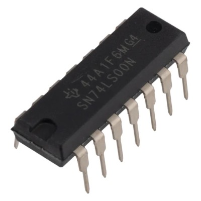 Texas Instruments 4 2-Input NAND Logic Gate, 14-Pin PDIP SN74LS00N