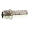 Legris Pneumatic Fitting Stainless Steel Pipe Fitting Straight Hexagon Adapter Male Threaded 1/2 in x Male 1823 16 21
