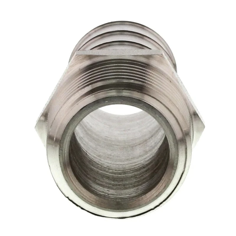 Legris Pneumatic Fitting Stainless Steel Pipe Fitting Straight Hexagon Adapter Male Threaded 1/2 in x Male 1823 16 21
