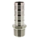 Legris Pneumatic Fitting Stainless Steel Pipe Fitting Straight Hexagon Adapter Male Threaded 1/2 in x Male 1823 16 21