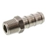 Legris Pneumatic Fitting Stainless Steel Straight Hexagon Adapter Male Threaded 1/4 in 316L Stainless Steel 150 1823 10 13