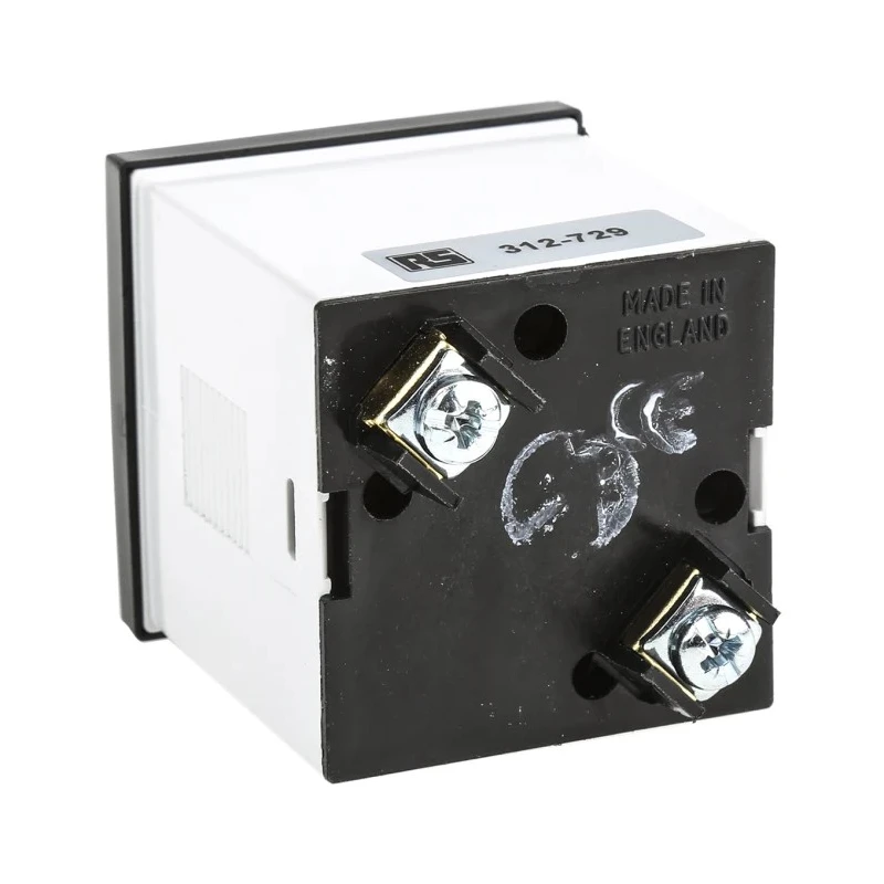 HOBUT Analogue Panel Ammeter 100 A AC, 48 mm x 43 mm, Class 1.5 Moving Iron D48SD