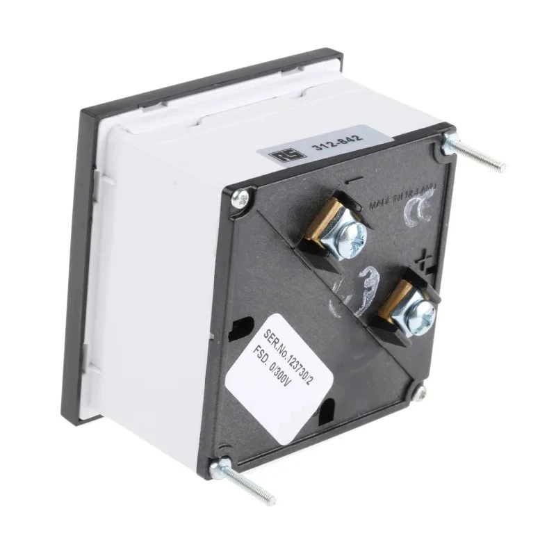 HOBUT D72 Series Analogue Voltmeter AC, 68 mm Cutout Width and Height, Accuracy Class 1.5 D72MIS300V/2-001