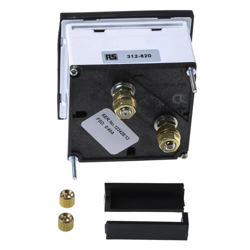 HOBUT Analogue Panel Ammeter 40 A AC, 72 mm x 72 mm, Class 1.5 Moving Iron D72SD