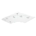 HOBUT Panel Meter Accessory Meter Scale for Use With Ammeter D96MC DIAL 0/300A