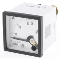 HOBUT Analogue Panel Ammeter 100 A AC, 48 mm x 48 mm, Class 1.5 Moving Iron D48SD