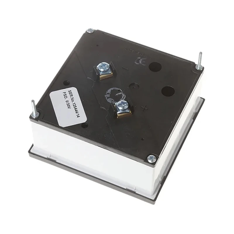 HOBUT D96 Series Analogue DC Voltmeter 92 mm Cutout Height x 92 mm Cutout Width D961MCS30V/2-001