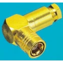 Radiall SMB Series Coaxial Connector Cable Male SMB, 50 Ω, Right Angle Body Clamp R114163000W