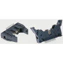 TE Connectivity AMP-LATCH Series Straight Through Hole PCB Header, 16 Contacts, 2.54 mm Pitch, 2 Row, Shrouded 5499922-3