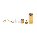 Radiall SMB Series 50 Ω Coaxial Connector Cable Male SMB, Straight Body Clamp R114003000W