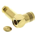 Radiall SMB Series 50 Ω Coaxial Connector Cable Male SMB Right Angle Body Clamp R114165000W