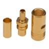 Radiall SMB Series Coaxial Connector Cable Male SMB 50 Ω, Straight Body Crimp R114075000W
