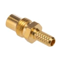 Radiall SMB Series Coaxial Connector Cable Male SMB 50 Ω, Straight Body Crimp R114075000W
