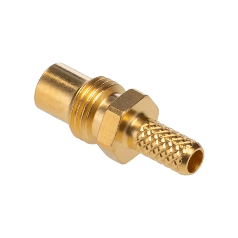 Radiall SMB Series Coaxial Connector Cable Male SMB 50 Ω, Straight Body Crimp R114075000W