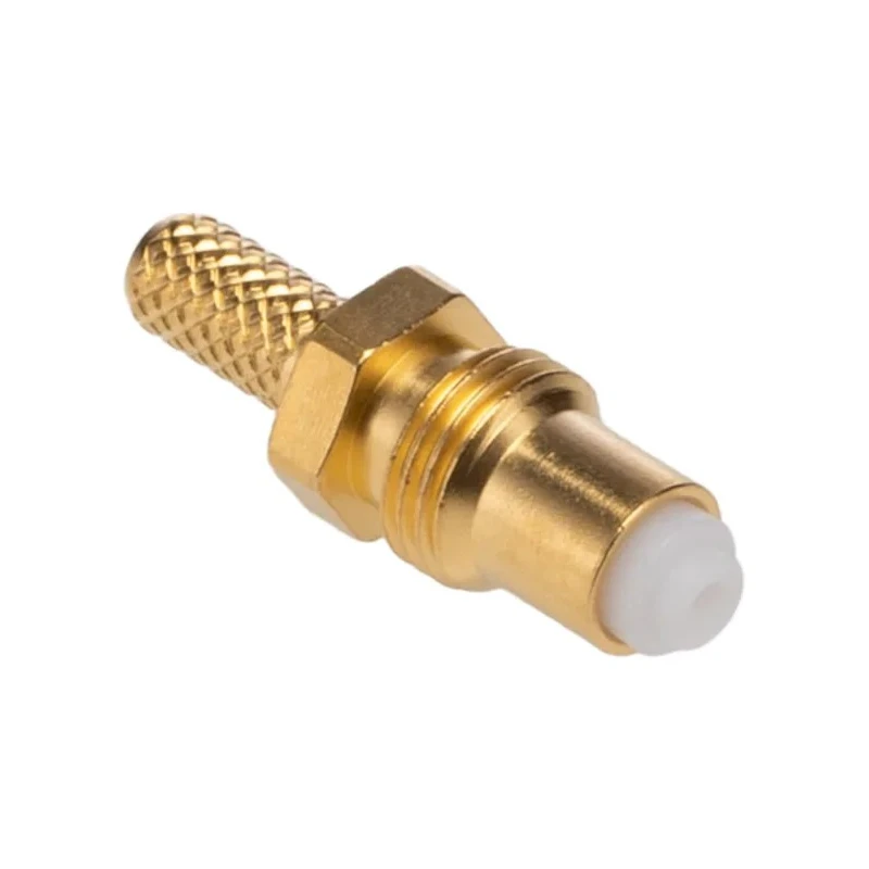 Radiall SMB Series Coaxial Connector Cable Male SMB 50 Ω, Straight Body Crimp R114075000W