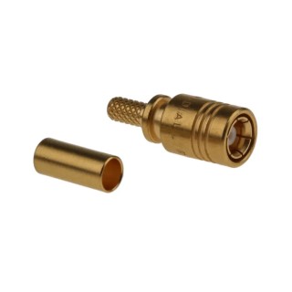Radiall SMB Series 50 Ω Coaxial Connector Cable Male SMB Straight Body Crimp R114082000W