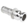 RS PRO Hose Connector 1 in ID Threaded Adapter Stainless Steel Silver Body 17 bar 307-279