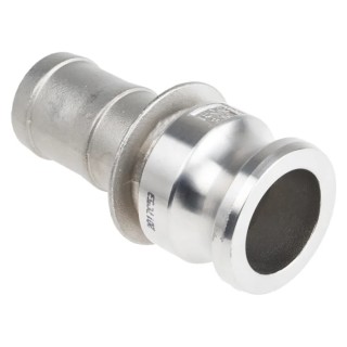 RS PRO Hose Connector Adapter Stainless Steel 1-1/2 in NPT Connection 17 bar 307-285