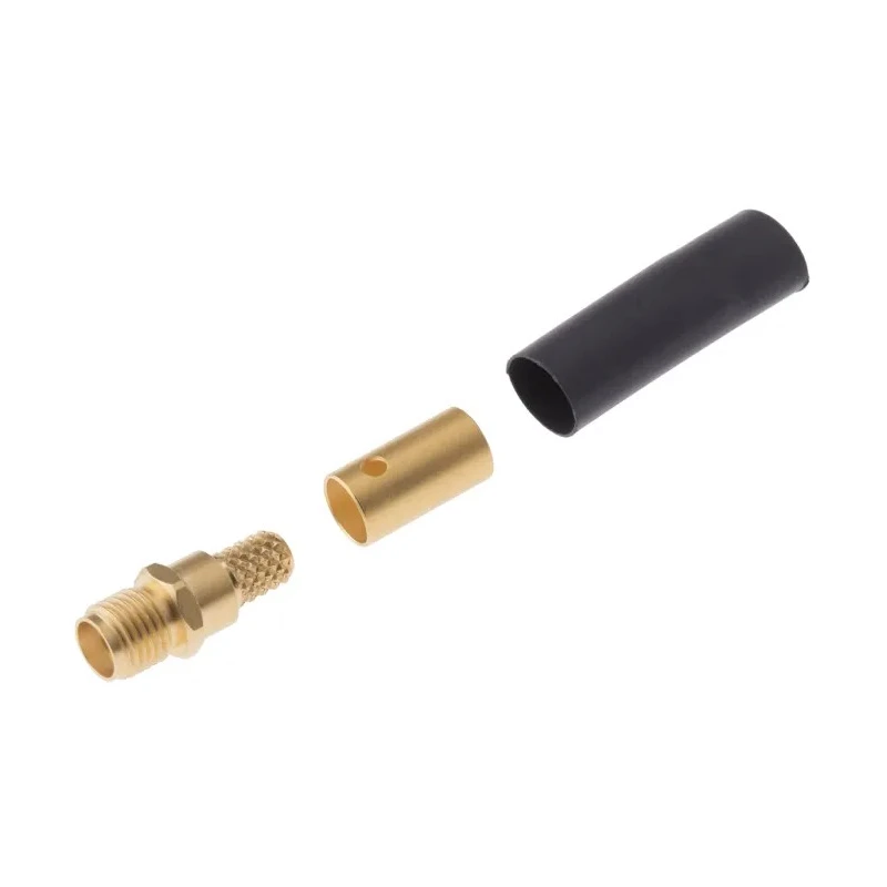 Radiall SMA Series Coaxial Connector Cable Female SMA 50 Ω Straight Body Crimp R125237000