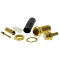 Radiall SMA Series 50 Ω Coaxial Connector Bulkhead Female SMA, Straight Body Crimp R125303000