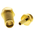 Radiall SMA Series 50 Ω Coaxial Connector Bulkhead Female SMA, Straight Body Crimp R125303000