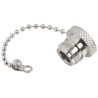 Radiall RF Connector Dust Cap Female Brass Material with Cord Included for Use with N R161.841.000