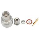 Radiall N Series Coaxial Connector Cable Male N Connector, 50 Ω, Straight Body Clamp R161004000W