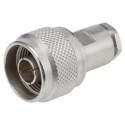 Radiall N Series Coaxial Connector Cable Male N Connector, 50 Ω, Straight Body Clamp R161004000W