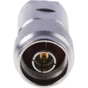 RS PRO N Series Coaxial Connector Cable Male N Connector, 50 Ω, Straight Body Clamp R161022000W