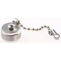 Radiall RF Connector Dust Cap Male Brass Material Cord Included for Use with N Type Connector R161.853.000