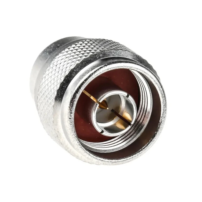 RS PRO N Series Coaxial Connector Cable Male N Connector 50 Ω Straight Body Crimp R161075000W