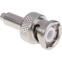 Radiall BNC Series Coaxial Connector Cable Male BNC, 50 Ω, Straight Body Crimp R141075000W