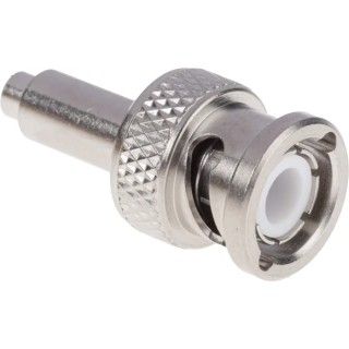 Radiall BNC Series Coaxial Connector Cable Male BNC, 50 Ω, Straight Body Crimp R141075000W