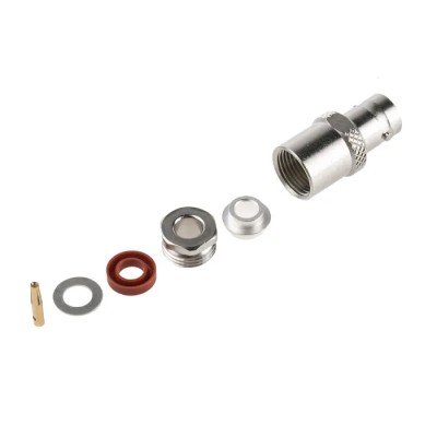 Radiall BNC Series Coaxial Connector Cable Female BNC 50 Ω Straight Body Clamp R141207000W