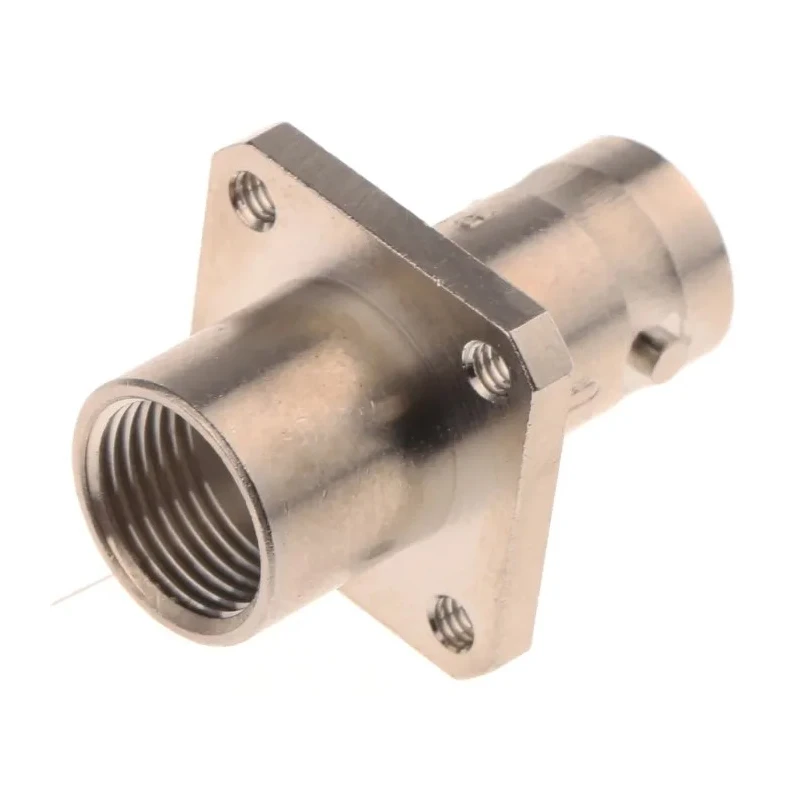 Radiall BNC Series Coaxial Connector Flange Female BNC 50 Ω Straight Body Clamp R141257000W
