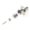 Radiall BNC Series Coaxial Connector Flange Female BNC, 50 Ω, Straight Body Clamp R141254000W