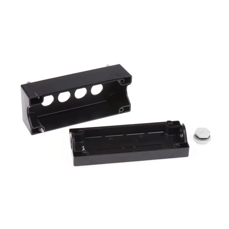Schneider Electric Black Plastic Harmony Push Button Enclosure 4 Hole 22mm Diameter XALG04