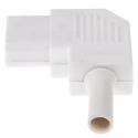 Bulgin IEC Connector C13 Right Angle Cable Mount 250V 10A Screw Termination PX0587/SE/WH